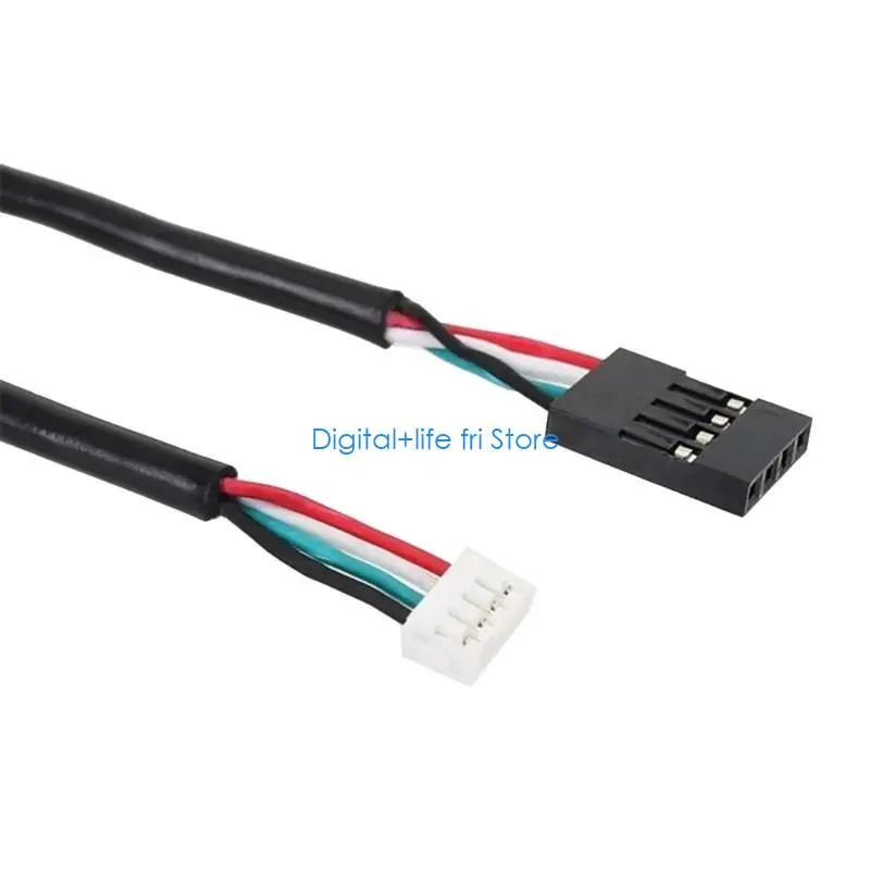 E06D NEW DuPont 2.54-4P to MX1.25-4P USB Data Cable 2464-26A Sheathed Cable Touch Screen Cable 30cm 50cm