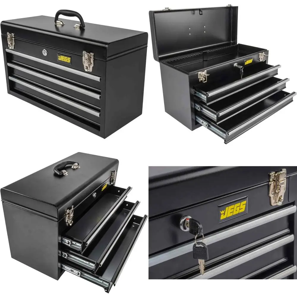 

Набор металлических выдвижных направляющих для ящиков с шарикоподшипниками - антикоррозийные, с черным порошковым покрытием, с замком и ключами