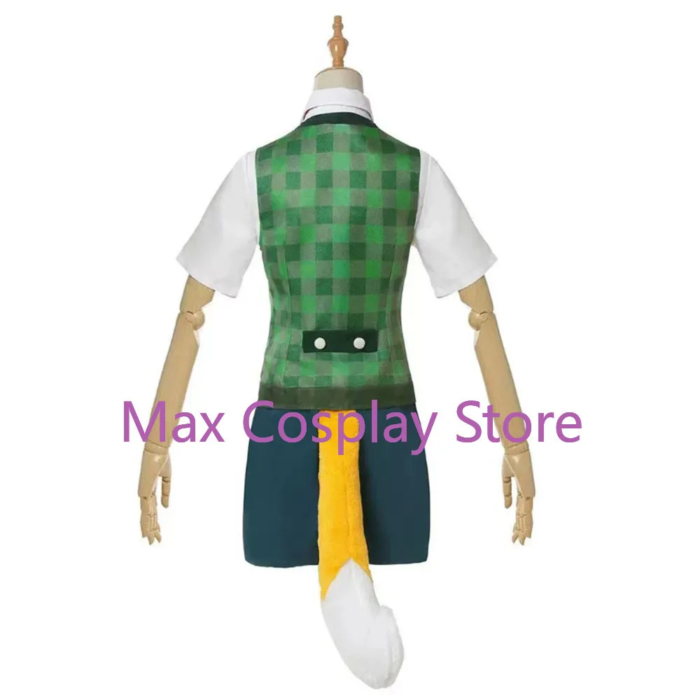 Costume de Cosplay Max Animal Isabelle pour Femme, Uniforme avec Queue, Vêtement de Sauna