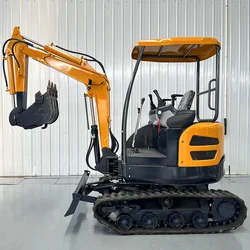 Customized Construction Building Machinery New Design 2.0Ton Excavator Multi function New Mini Backhoe Excavator Loader