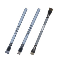 MECHANIC Motherboard Cleaning Brush with Replacement Head Cellphone Chip Tin Glue Removal Repair Bristle/Steel Brushing Tool