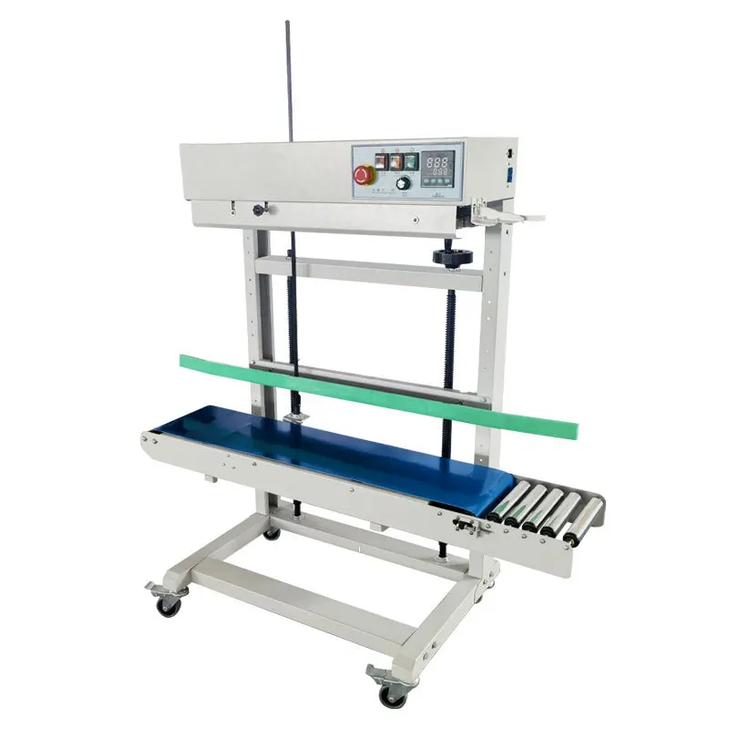 Vertical Plastic Film Sealer PE Bag Thick Bag Packing Rice Flour Dog Food Feed Commercial Heat Sealing Machine