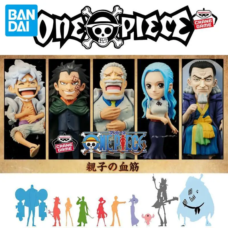 

Original BANDAI BANPRESTO WCF One Piece Gear 5 Nika Luffy PARENT CHILD BLOODLINE 1 Anime Figure Kids Toys Model Collection Gify