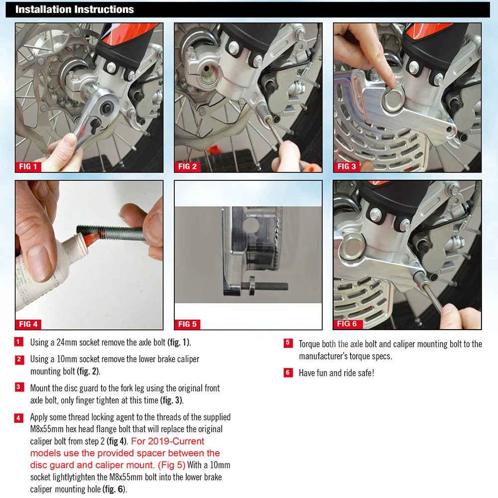 NICECNC For Beta RR300 RR250 RR125 RR200 2019-2024 RR-S 350 390 430 500 2015-2024 Front Rear Brake Disc Guard Cover Protector