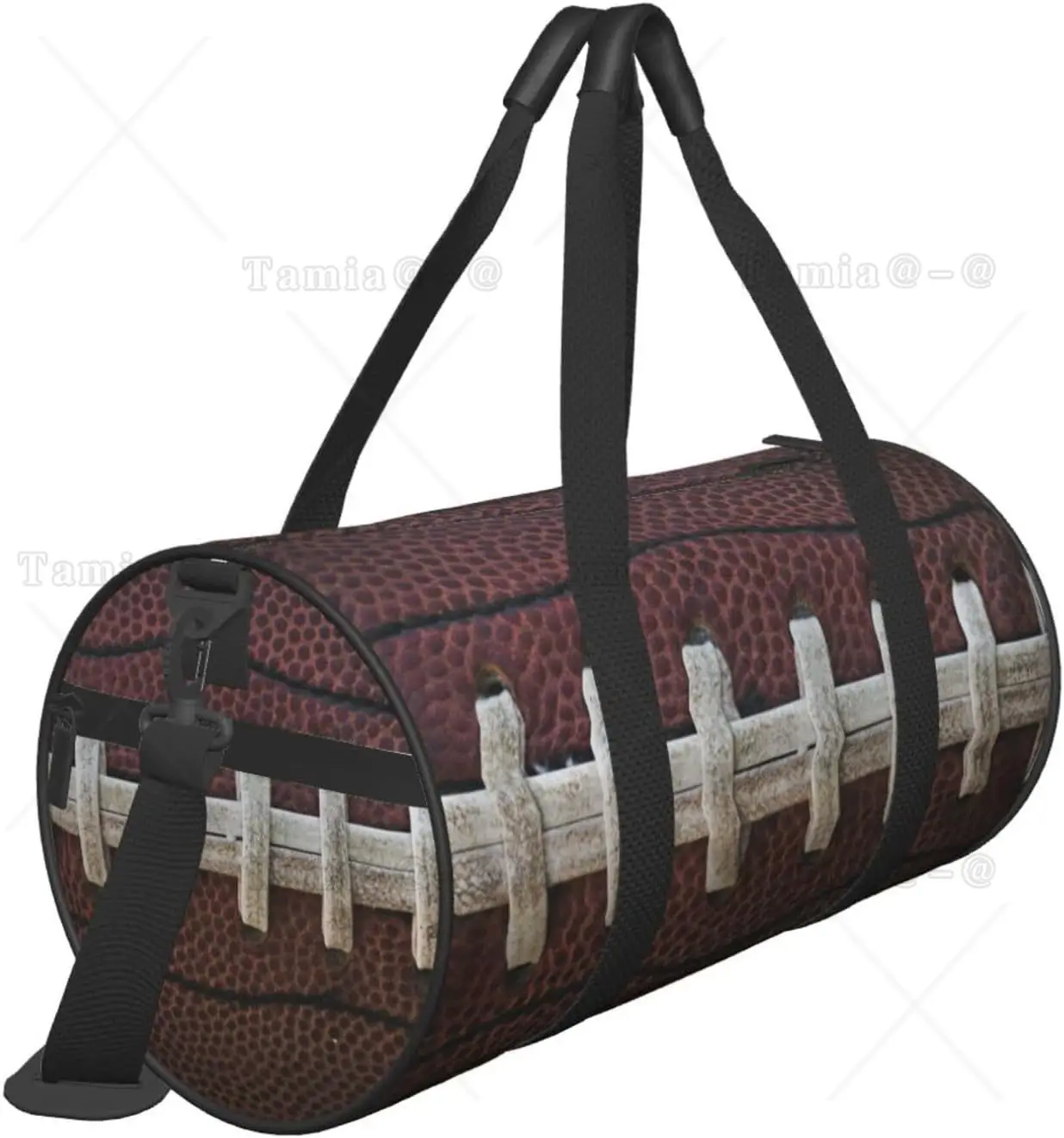 American Football Sport Themed Foldable Duffle Ba Workout Bag Weekender Duffel Bag  Packable Luggage Bag For Travel Sports