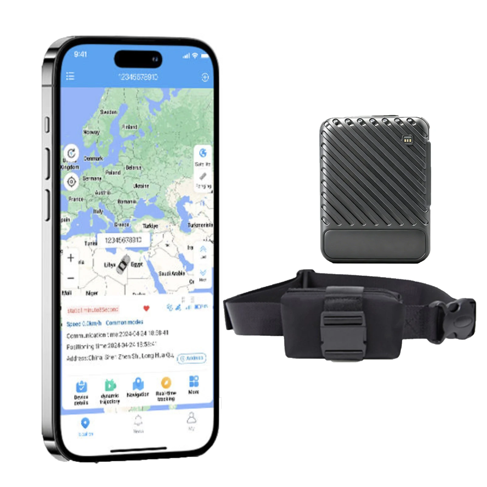 

GPS-трекер STLFLivestock GLONASS WiFi GSM 4G LTE, водонепроницаемый, с защитой от замерзания, для животных, с приложением для Android, LBS, для крупного рогатого скота, овец, домашних животных, 1 год