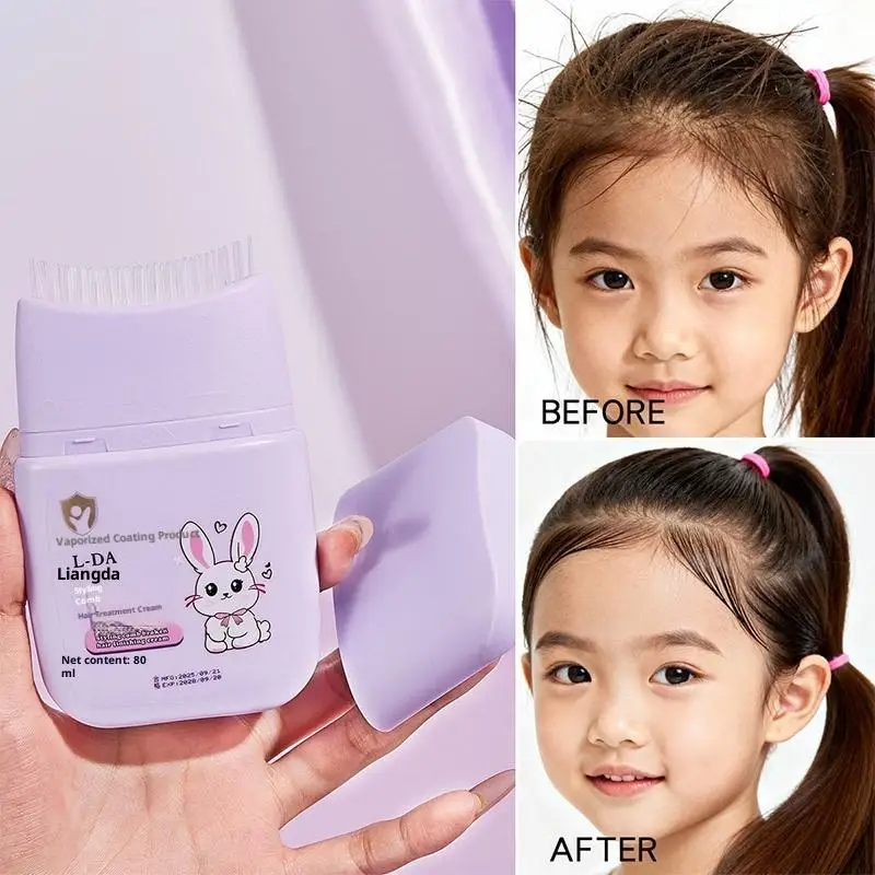 Professional Hair Wax Stick For Women And Kids Long Lasting Hold Pomade Shaping Paste Hair Finishing Cream Broken Repair