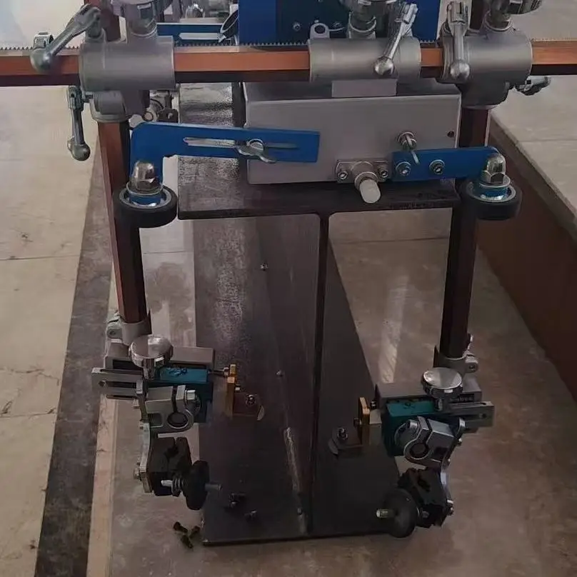 

HK-8H H-beam MIG Welding Tractor Double Torch Automatic Aluminum Alloy 45 Work Angle Welding Trolley New