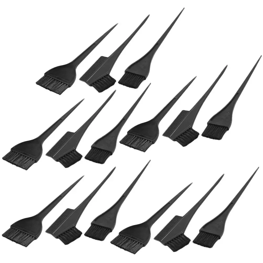 15Pcs Hair Dye Applicator Brush Kit Heavy Duty Salon Quality Hair Tint Brushes for Coloring Bleaching Treatments Keratin