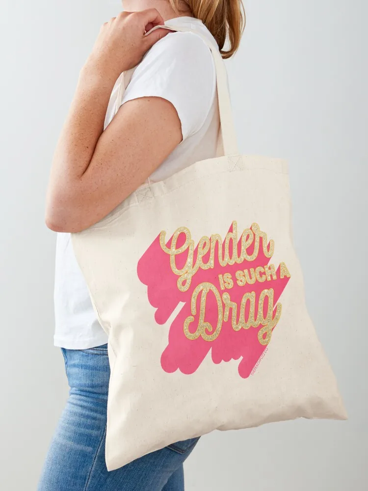

Gender Is Such A Drag - The Peach Fuzz Tote Bag shopper bags large tote bag Beach bag shopper bags for women