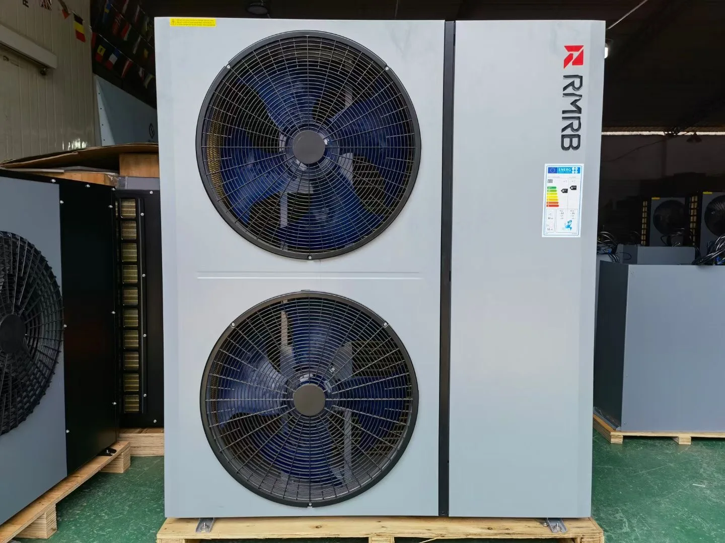 R32 RMAW-05ZR1-V 16KW DC Inverter Stainless Steel Monoblock Air Heat Pump Water Heater Wi-Fi Control Energy Heat Pump