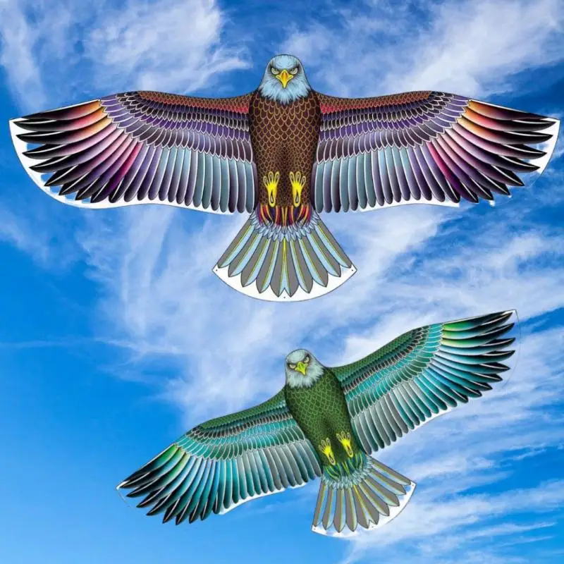 Dekoratives Vogelschutzmittel für den Garten, bunter Adlerdrachen, das das Vogelschreckgerät mit Falkenflug simuliert