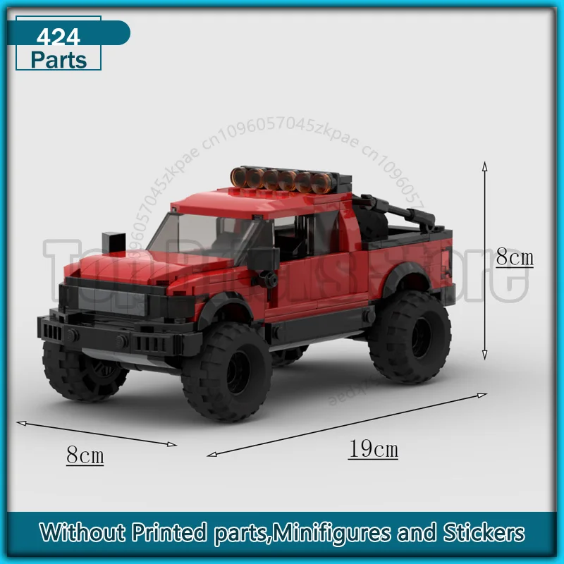 Red City Racing Car MOC Building Blocks Modello Velocità Tecnologia sportiva Set di mattoni Supercar Racers Veicoli Kit Giocattoli Regalo