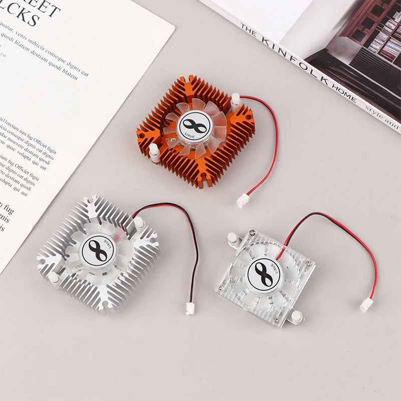 1Pc 55mm 12V DC PC Computer Laptop CPU VGA Video Card Cooler Cooling Fan Heatsink Ball Graphics Card Fan Accessories