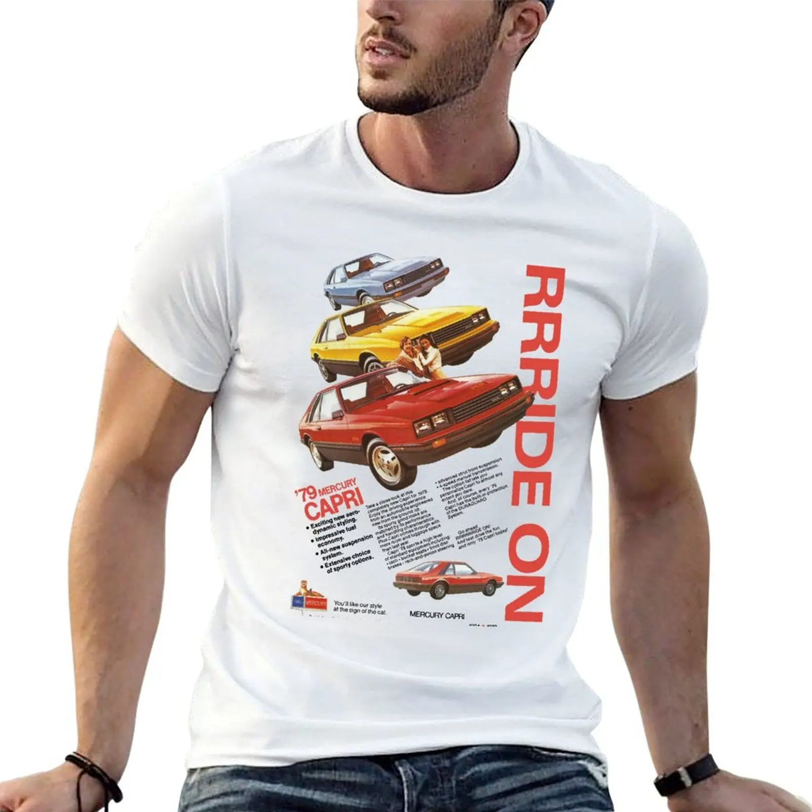 

MERCURY CAPRI T-Shirt man t shirt graphic man tshirt T-Shirt