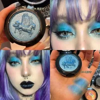 Resaltadores metálicos ultrafinos, sombras de ojos con brillo en relieve cromado, polvo brillante, maquillaje multifunción para mujer