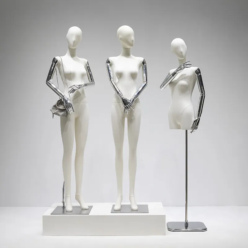 High-end full-body model props female half-body dummy model doll cabinet display clothing store display rack women's clothing