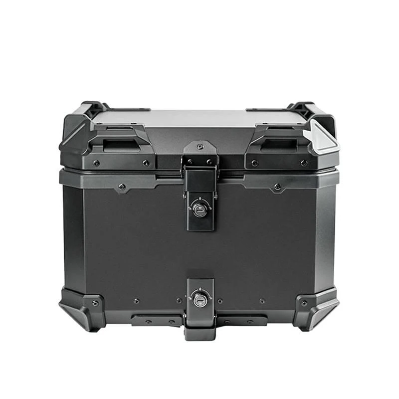 

High Quality F2-MOTO 45L Black Aluminum Alloy Top Box Suitable Motorcycle And Vehicle Installation Hot Selling