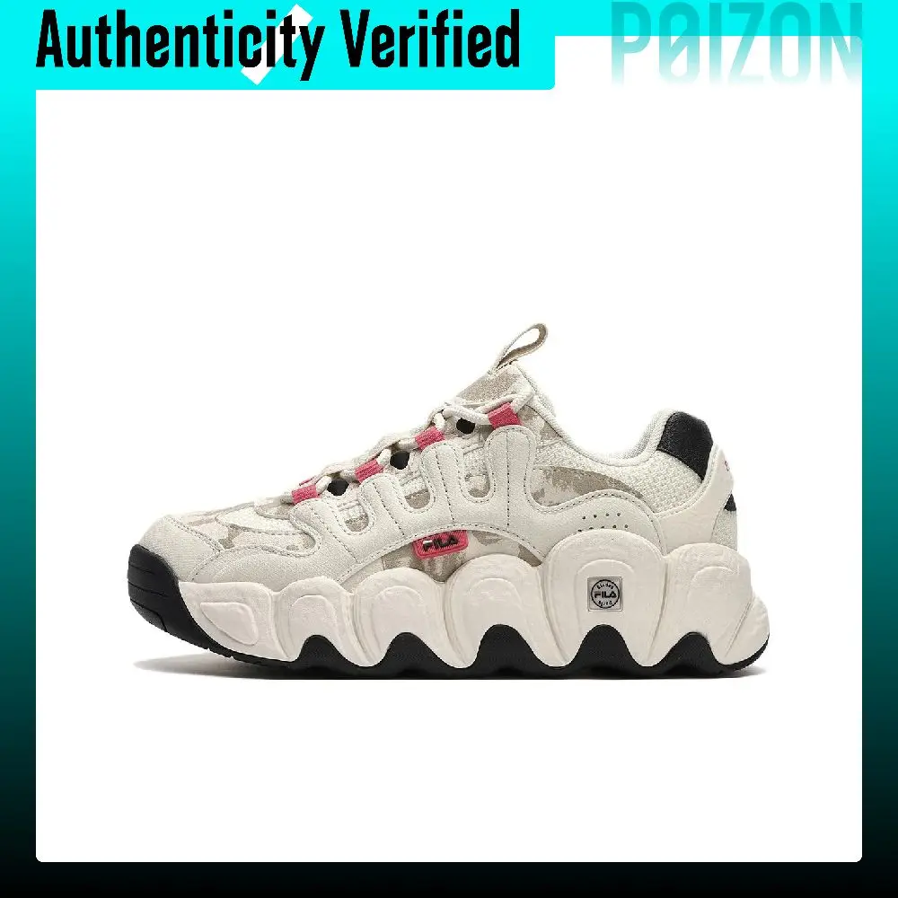 FILA Croissant Etudes Textile, Synthetic Leather, TPU Comfortable Abrasion Resistant Coverage Low top F12W342113FGT