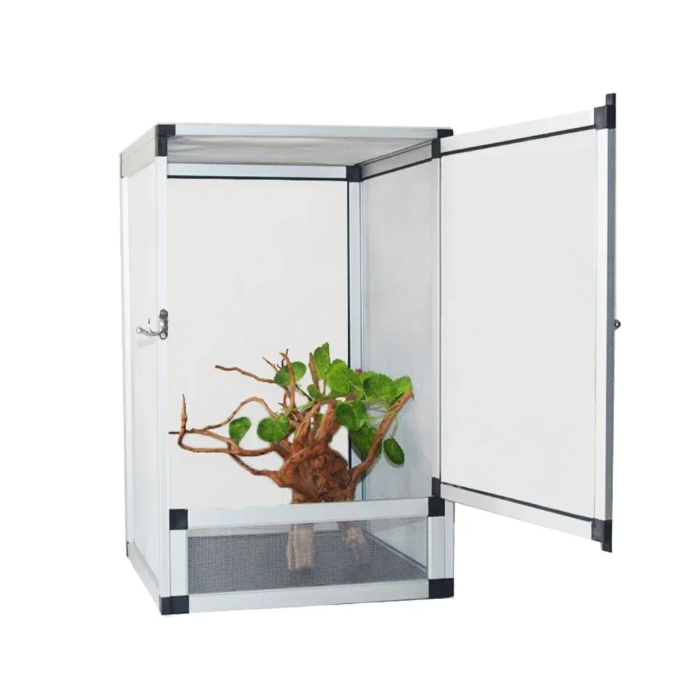 60*60*120cm XXL Size White Acrylic Cage Terrarium For Reptile