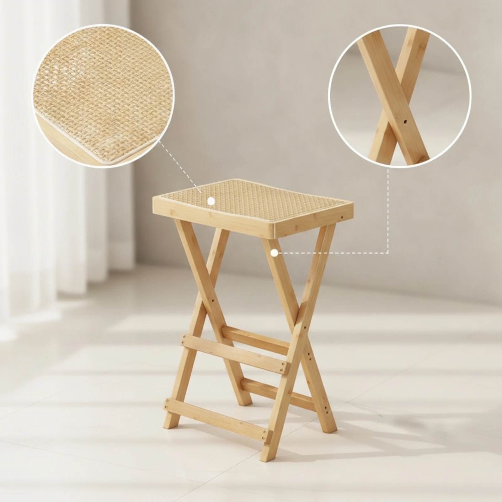 Folding Bar Stool Foldable Bam - огляд і ціна Commercial Kitchen Small Space