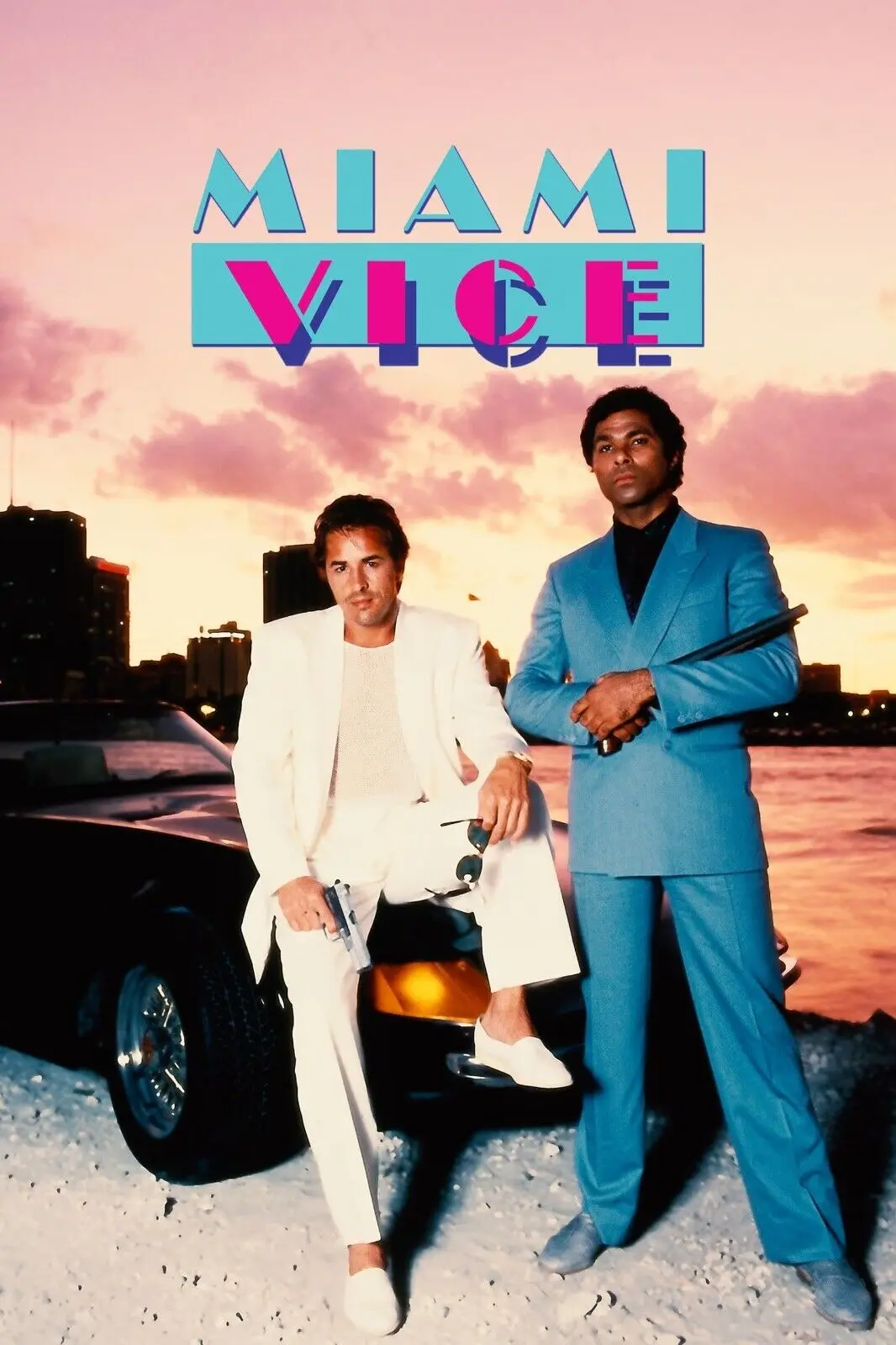 Miami Vice صورة فنية مطبوعة ، ملصق حرير ، ديكور غرفة المعيشة ، جدار المنزل