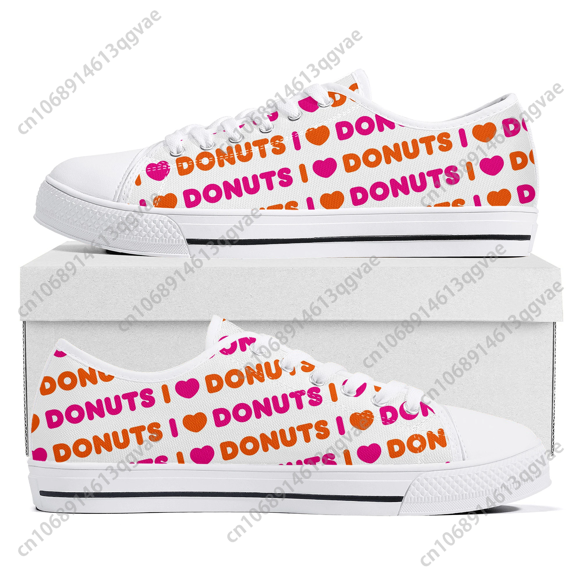 Dunkin' Deez Nuts Drinks Low Top High Quality Sneakers Mens Womens Teenager Tailor-made Shoe Canvas Sneaker Casual Couple Shoes
