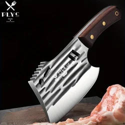 PLYS  Forged Machete Butcher's Special Kitchen Chopping Large Bone Knife Axe Type Machete