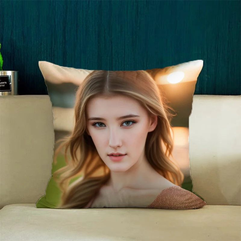 M-Melody Marks Fan Gifts Home Decor 45x45 Cushion Cover for Living Room Cushions Covers for Bed Pillows Decorative Pillowcase