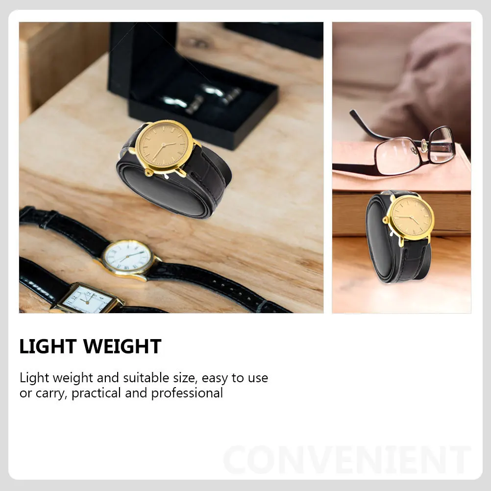 

3Pcs Watch Display Pillows PU Soft Cushion Bracelet Display Pads Watch Holder Jewelry Bracelet Supporting Cushion