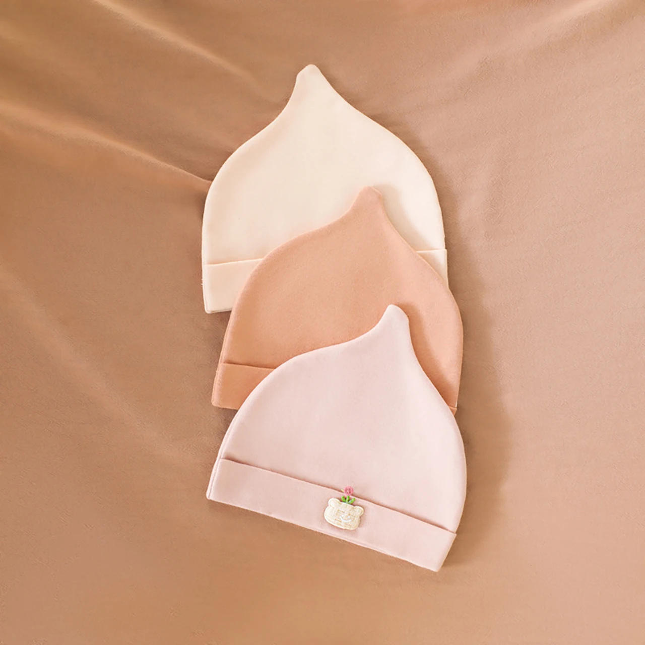 Morbido cotone neonato cappello fetale primavera autunno infantile pullover cap 0-1 anni bambini berretto elastico simpatico cartone animato bambino Skullcaps cofano