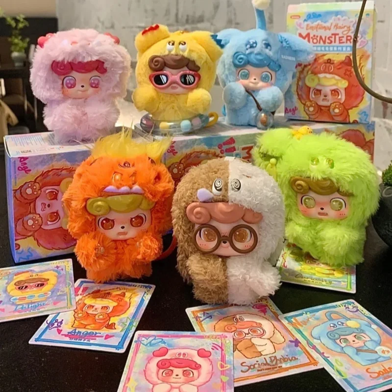 

Jotoys Q.Kid эмоциональные волосатые монстры слепая коробка ручная работа эмоциональная серия игрушек декоративная сумка кулон подарок модный орнамент