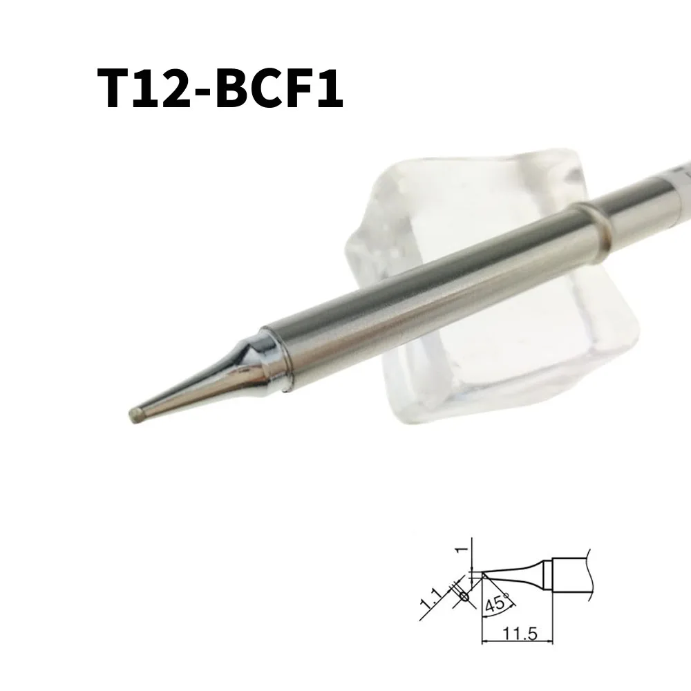 T12-BCF1 Tip for T12 STM32 OLEN FX-951 FM-2028 Weldering Station Iron Handle Tip Replacement Tool