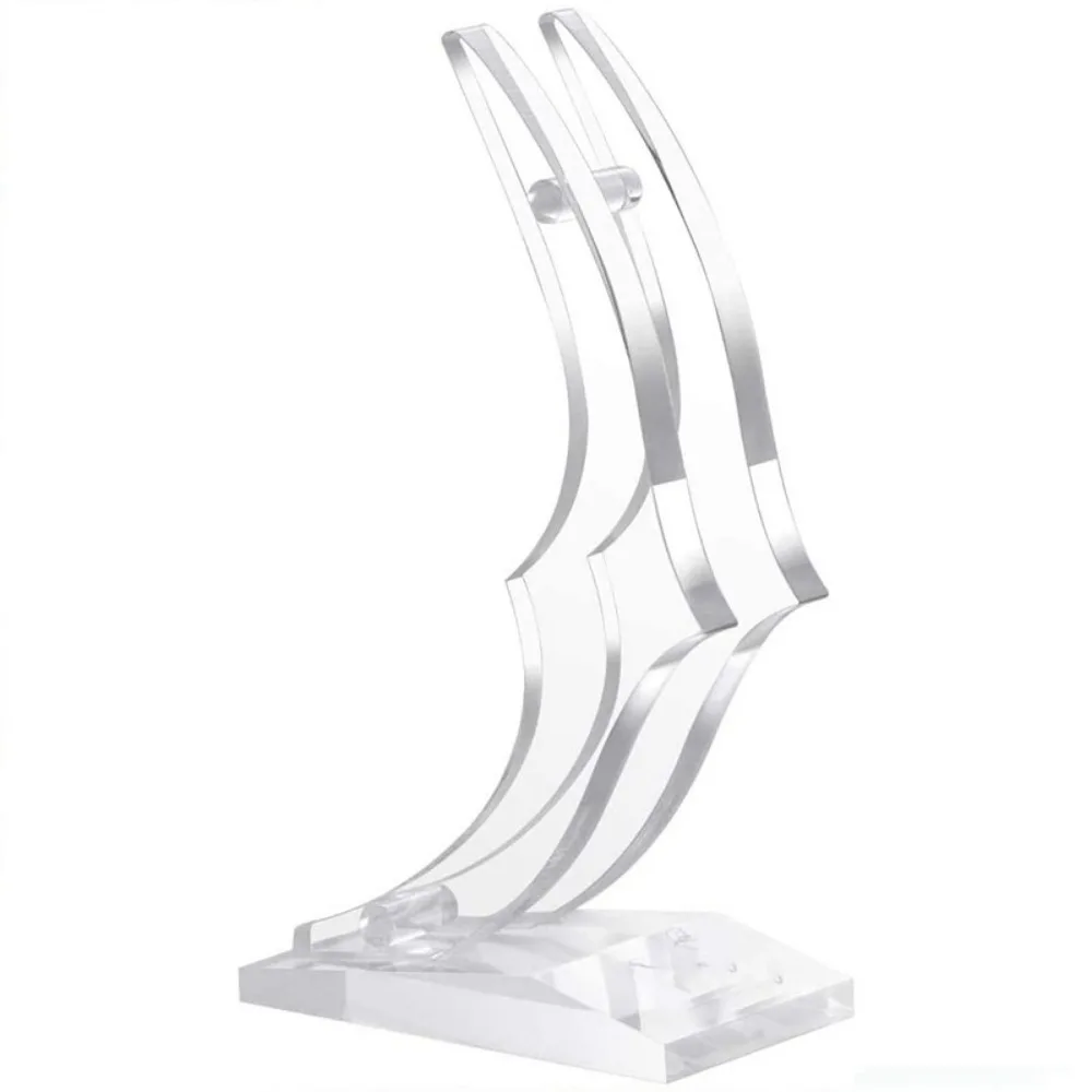 

Clear Base Artificial Rose Bracket Wear-resistant Non-slip Acrylic Display Stand Flat Bottom Easy To Clean