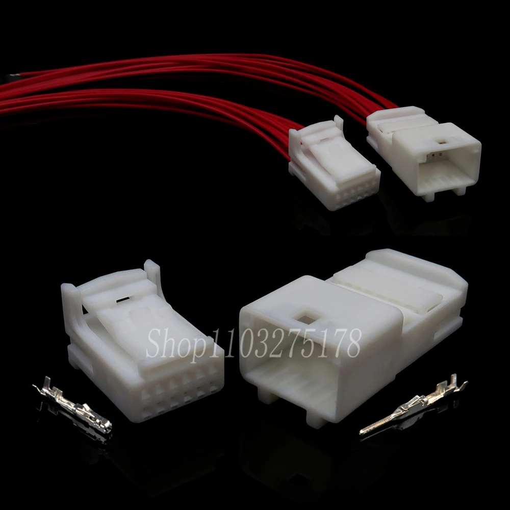 1 zestaw 12 pinów 1318774-1 1473407 1318772-1car nawigacja przewód Audio gniazdo kabel motoryzacyjny złącze