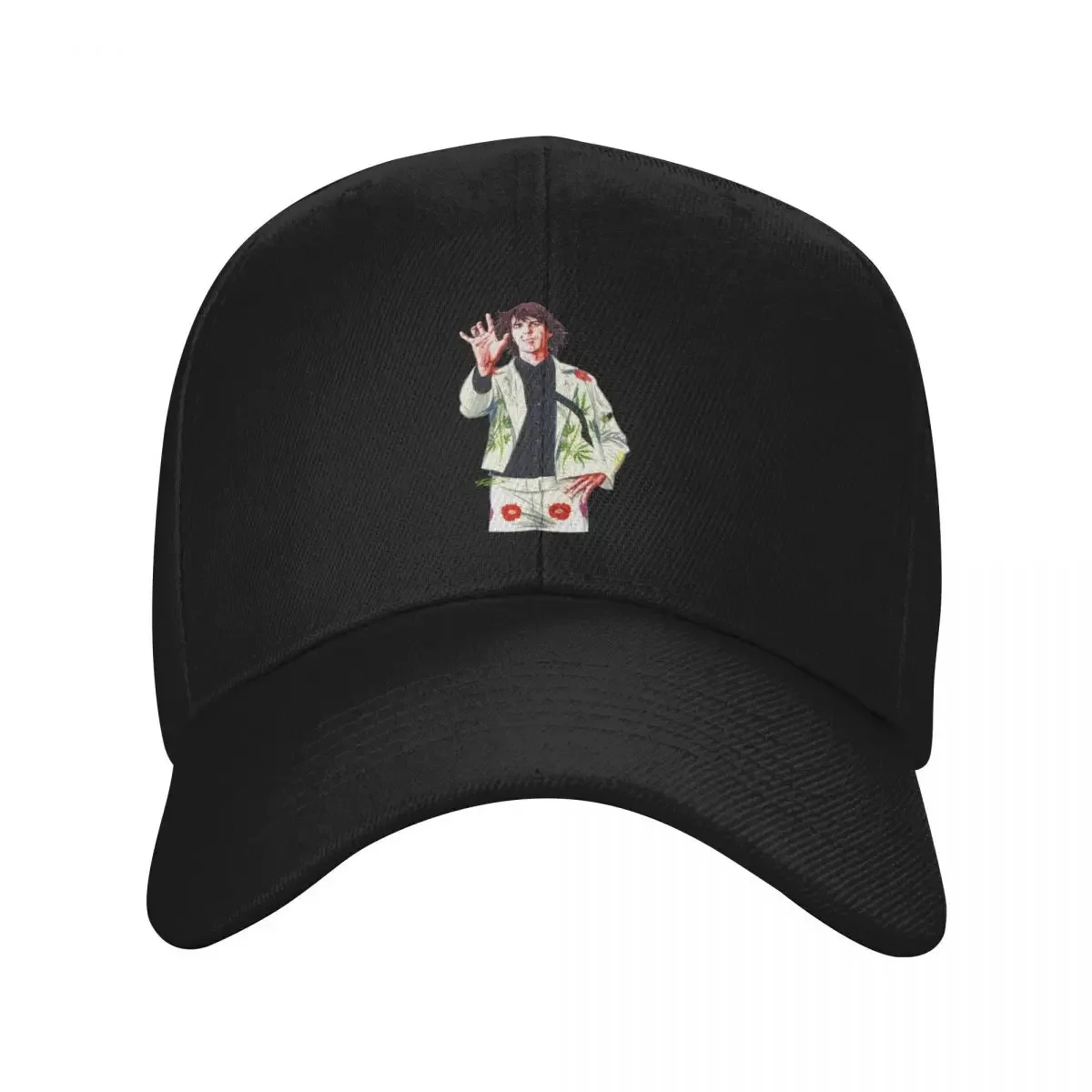 Gram Parsons - An illustration by Paul Cemmick Baseball Cap Sunhat Wild Ball Hat Rave Girl Men's