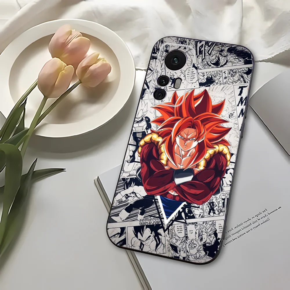 D-DragonS B-ballS GOKUS VEGETAS Phone Case For Xiaomi 11 Redmi Note 11 5G 8T 9A 9 10T Note8Pro Note9 12SUltra Black Case