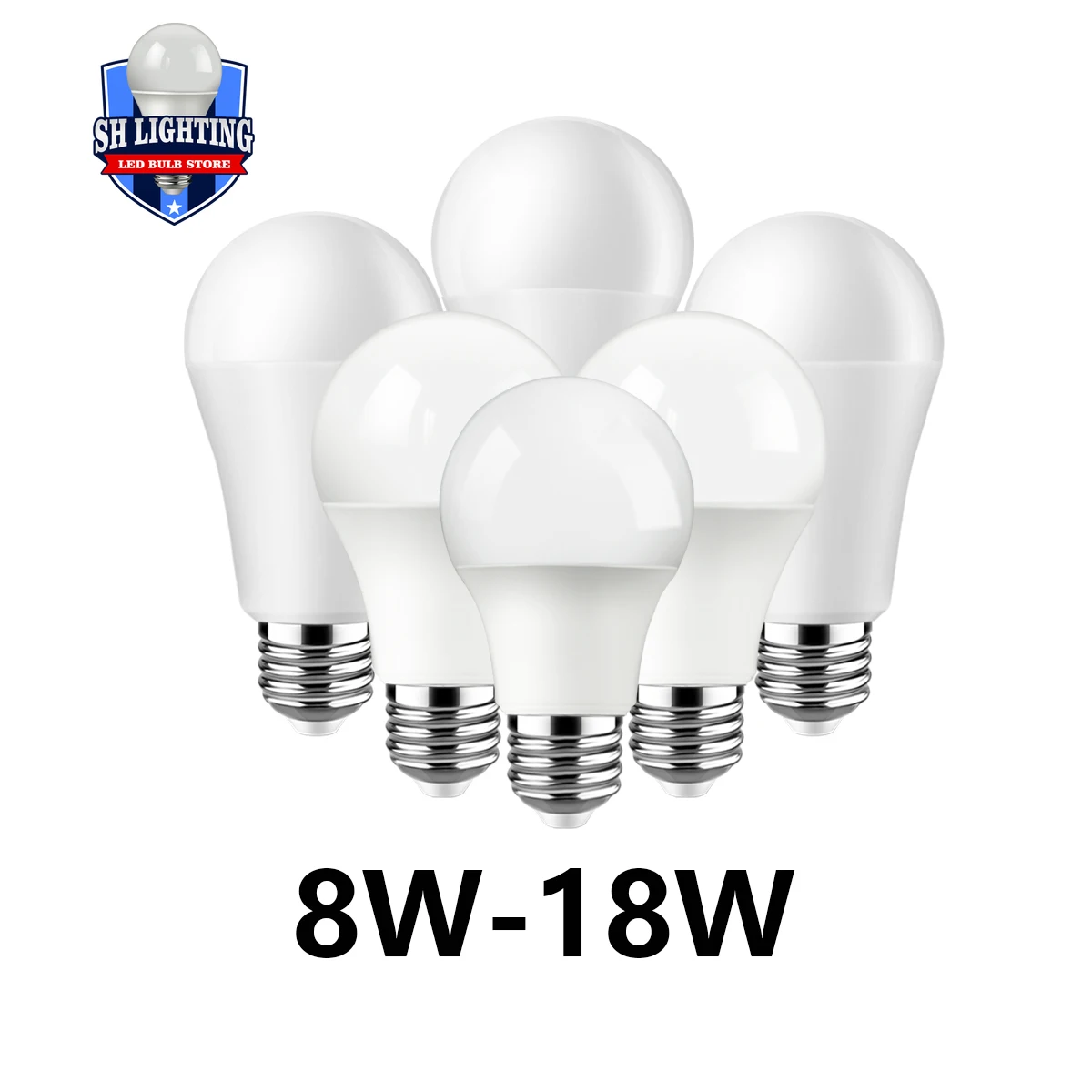 

Bright Led BULB Lamp AC 220V 240V Light Bulb A60 8W-18W B22 E27 bombilla lampara led bulb lighting for living room for Home