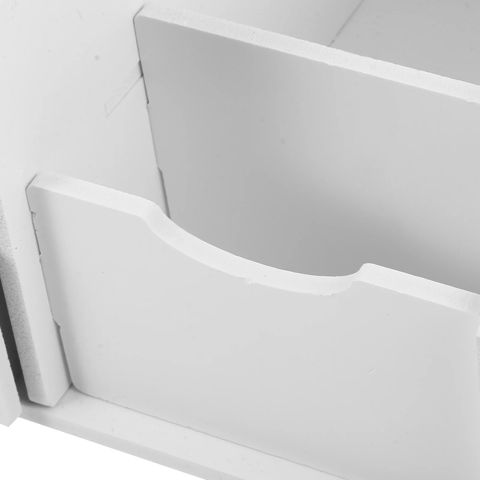 

Multifunctional Makeup Mirror Counter Organizer with Countertop for Cosmetics Glass