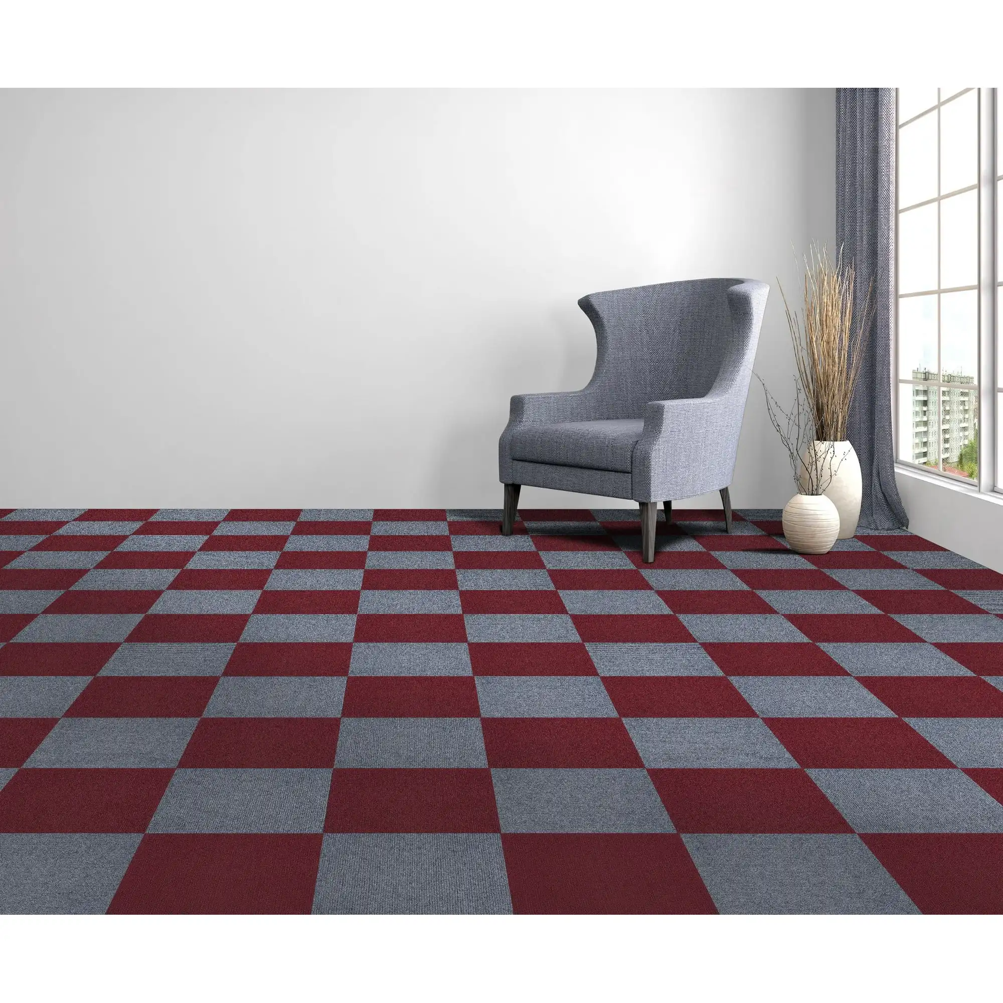 

Self Adhesive Carpet Floor Tile, 12 Count, 12 Square Feet