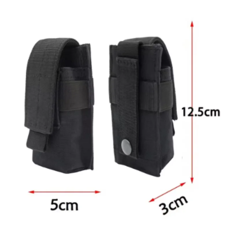 Flashlight Protective Case | MOLLE Attachment Durable Pouch | For Hunting Storage Accessories