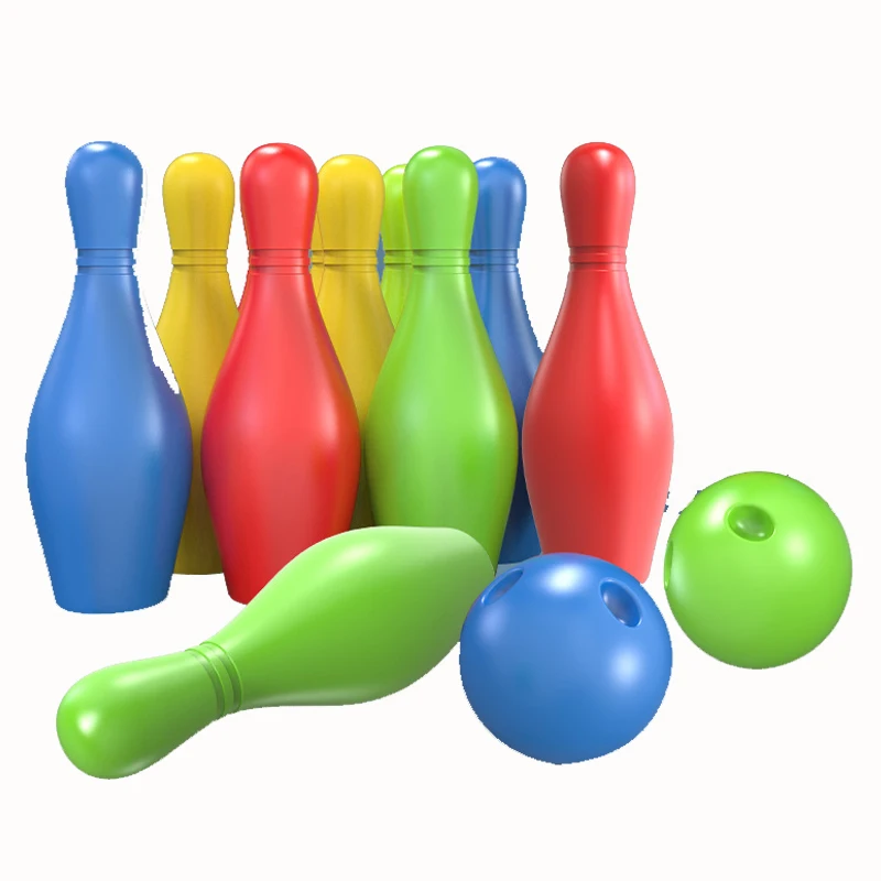 11-20 سنتيمتر البولينج الوالدين والطفل الرياضة الداخلية والخارجية لعبة تفاعلية مضحك الطفل البولينج مجموعة التفاعل الترفيه لعب للأطفال