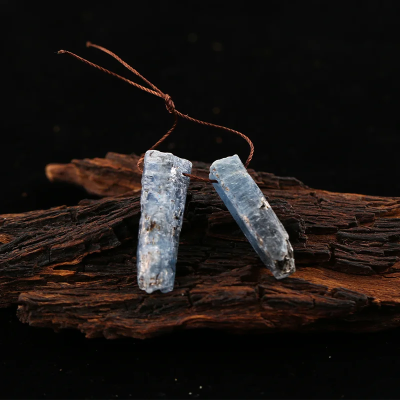 B&F Blue Azurite Earring Beads for Jewelry Making, Handmade Natural stones beads, Stones for jewelry Making Supplies