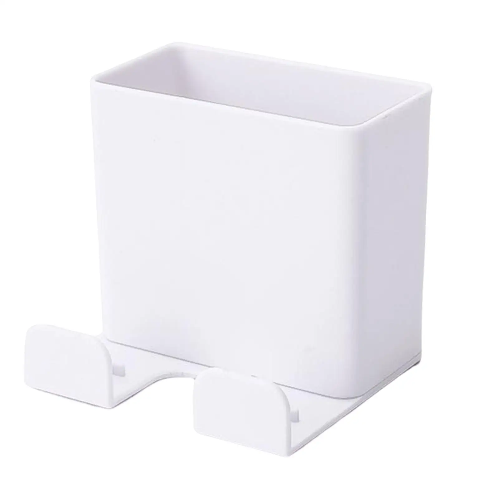 

Remote Control Storage Boxes Charging Organizer Case with Hook Wall Mounted Punch Free Storage Box for Office Use Home