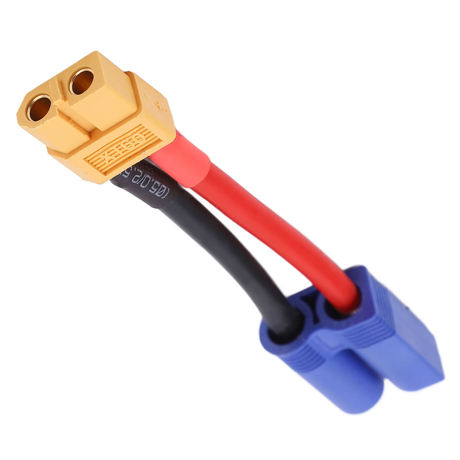 Conector RC Cable de silicona suave flexible XT60 hembra a EC5 Cable conector macho para RC coche avión barco modelo XT60 conector