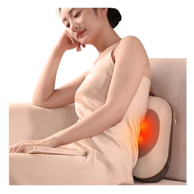 

Smart Library Electronic Intelligent Kneading Leg Neck Shoulder Waist Massage Pillow With Heat Portable Shiatsu Back Massager