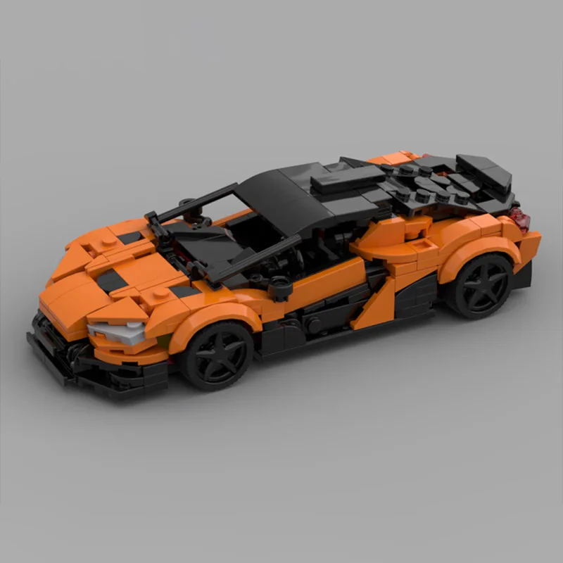 269PCS Moc McLarens W1 Speed Champion City Car Supercar Racing  Building Blocks Creativity Assembly Bricks Toys Kids DIY Gifts