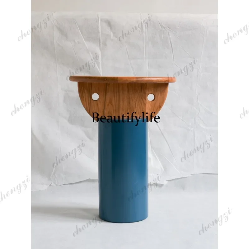 02A Designer coffee table living room home solid wood personalized color edge table, creative small table