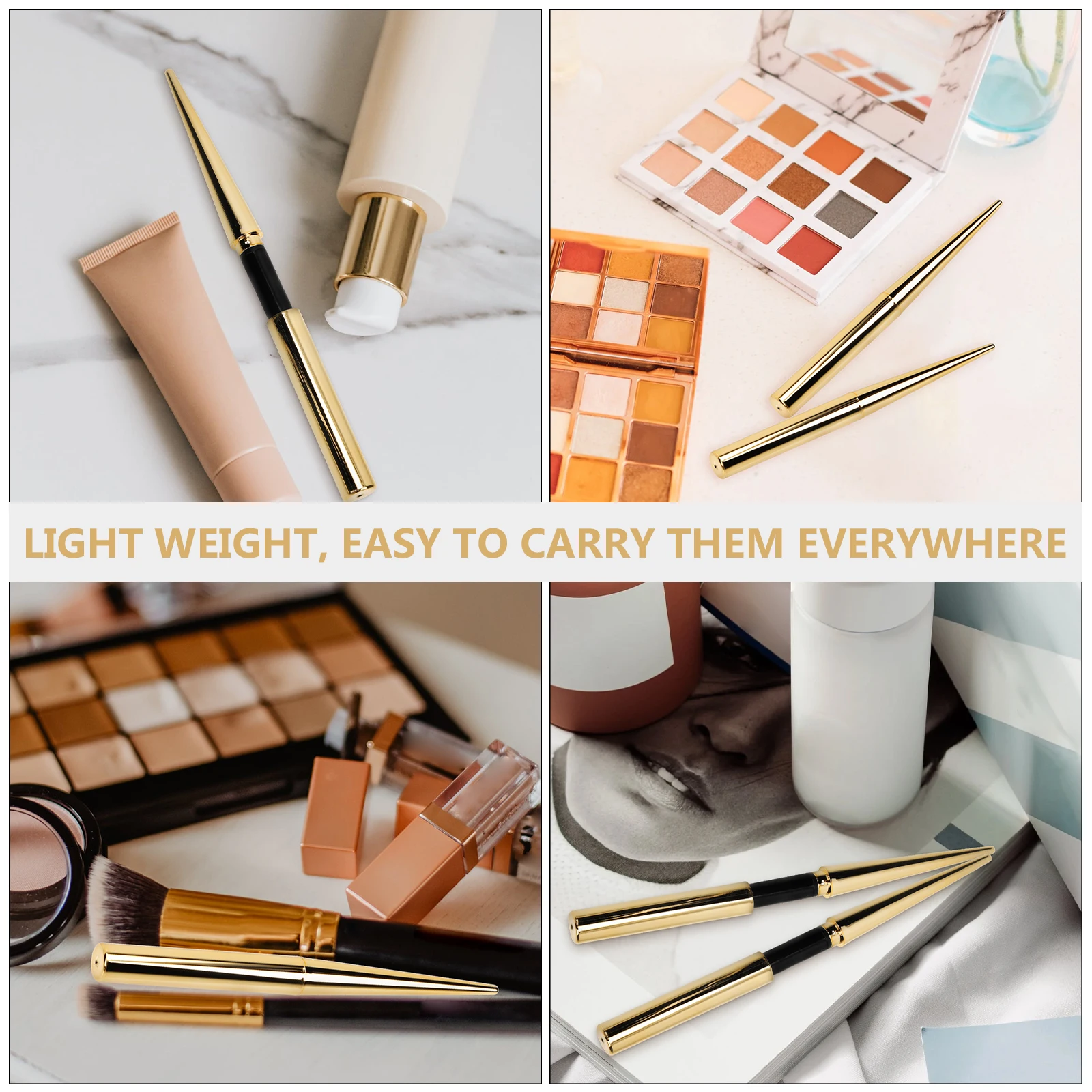 Empty Lipstick Tubes Balm Storage Bottle Square Plastic Abs Portable Cream Travel Gloss Refillable Lip Cream DIY Tube Lipstick