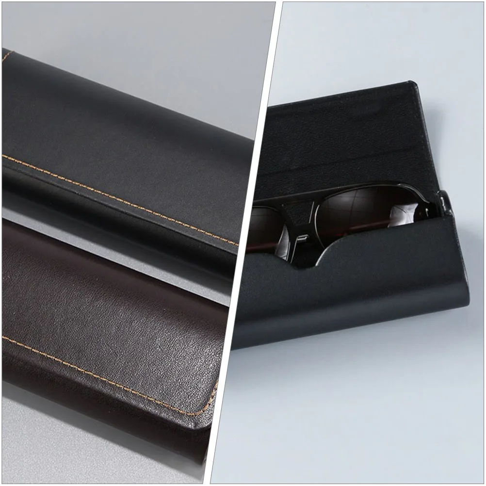 

2Pcs Eyeglasses Case Compact Lightweight Glasses Box for Protection Outdoor Glasses Holder Anti-Pressure Storage for Watches